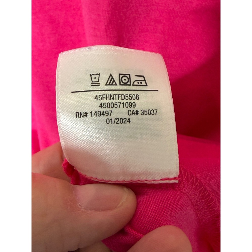 Favorite Daughter Womens Pink Graphic Tee Short Sleeve Crew Neck T-Shirt Medium - Picture 8 of 9